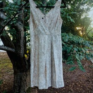 Silk Talbot’s Cream & Gold Dress